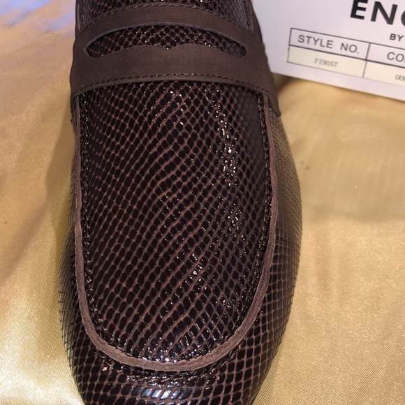 NWB Encore by Fiesso Genuine leather boot FI9057 coffee